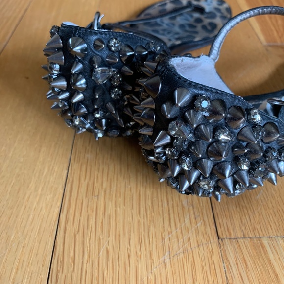 Sam Edelman Spiked Thong Sandals - Picture 5 of 6